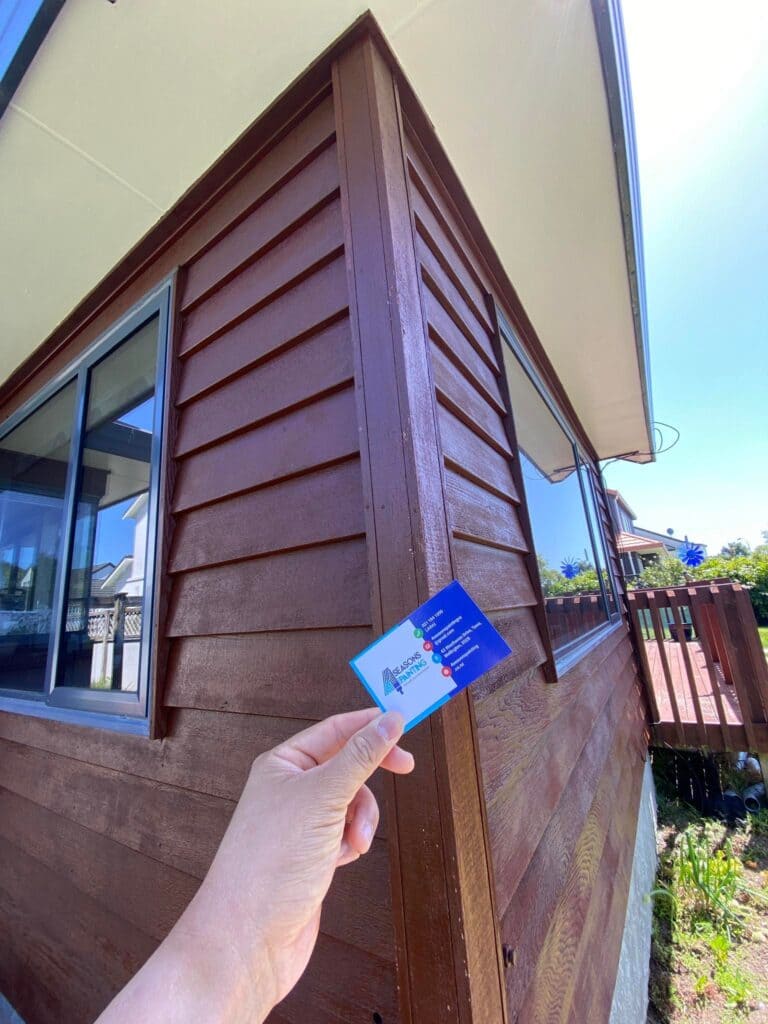 Exterior Cedar Painting Services in Wellington